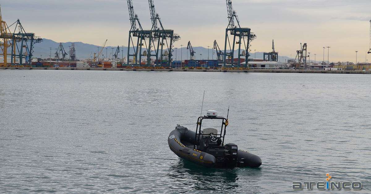 Tecnología sónar 3d para mejorar la seguridad en el puerto de Sagunto - Ateinco